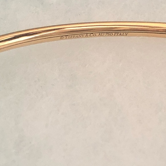 Tiffany & Co. 18K Rose Gold HardWear Bypass Bangle - Picture 3 of 8